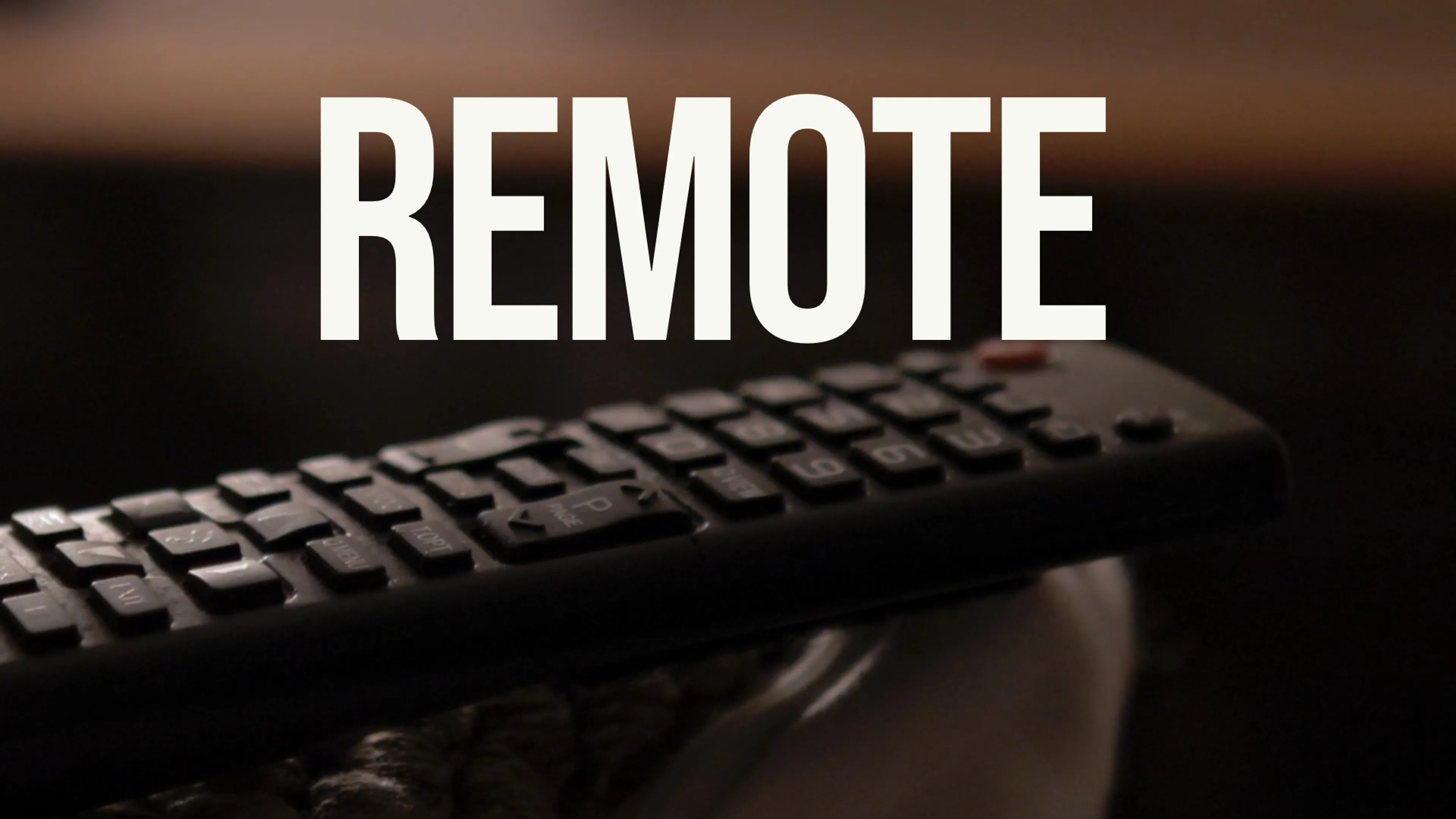 Remote poster